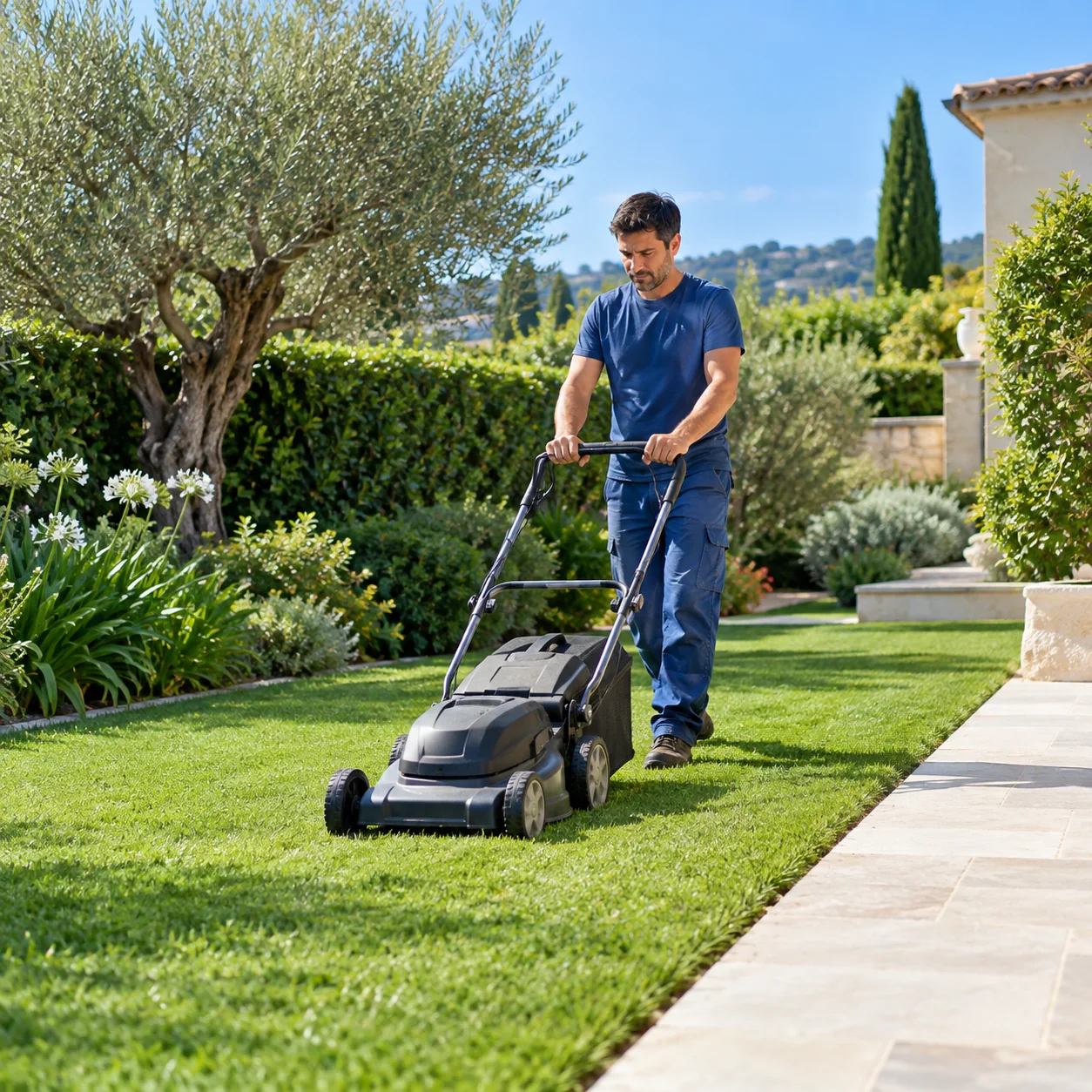 Lawn Mowing & Edging service scene