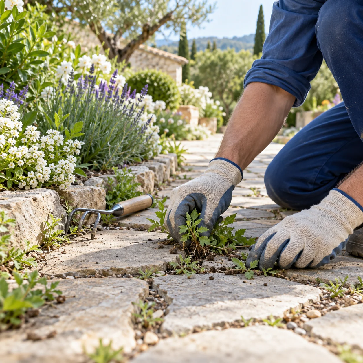 Hand Weeding service scene